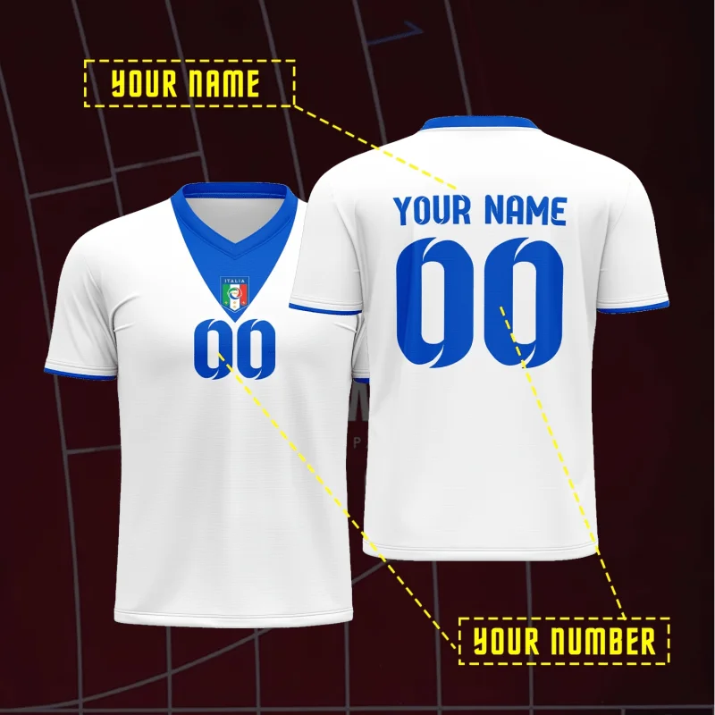 ملابس تدريب كرة القدم المخصصة تي شيرت برقبة على شكل حرف V للبالغين والمراهقين قمصان نادي الفريق المخصصة وملابس رياضية متطابقة للعائلة #4