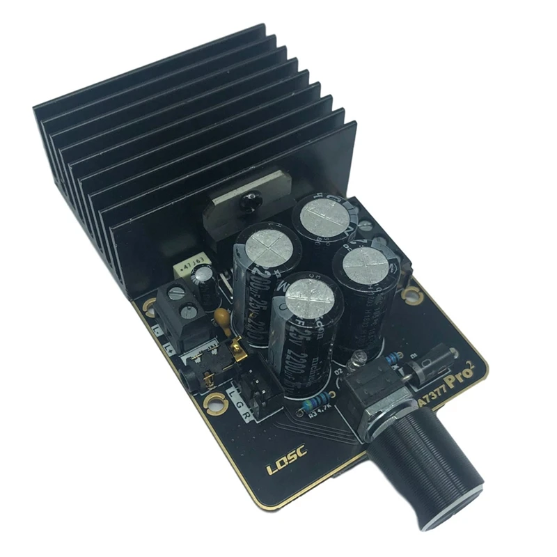 TDA7377 modul papan Amplifier Digital Stereo dua saluran 12V 30Wx2 Aksesori penguat daya Audio portabel multifungsi