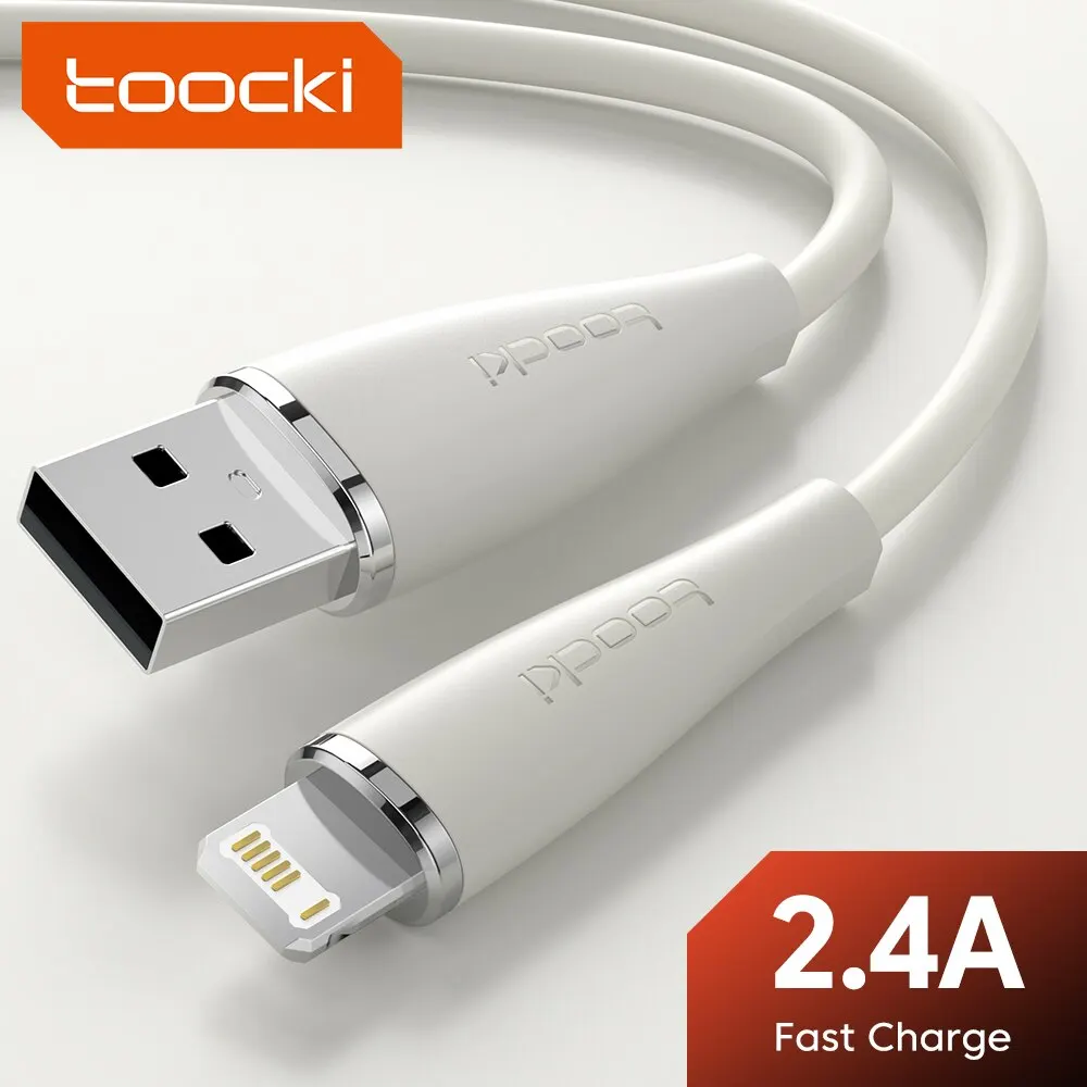 Toocki USB Cable For iPhone 15 14 13 12 11 Pro Max XR XS 8 7 6 Plus Fast Charging Wire For iPhone Charger Charging Cable Cord