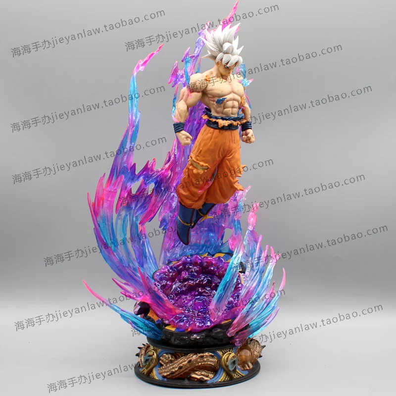 38cm Dragon Ball Z Action Figures Ls Son Goku Anime Collection Pvc Model Statue Doll Toys For Children Large Figurines Gift