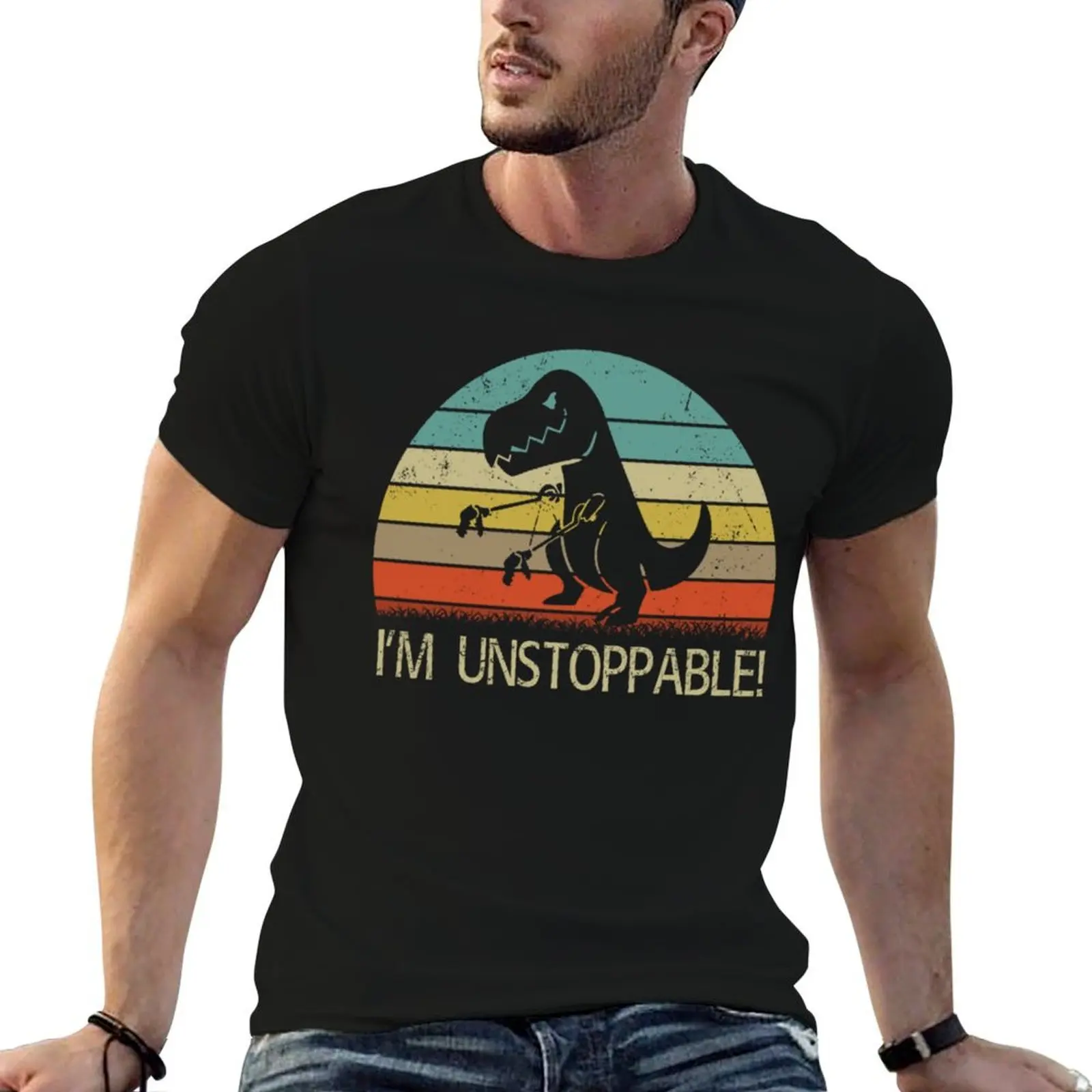 

shirts Rex man t shirts for man Unstoppable T-Shirt t T slim man I'm fit shirt anime for luxury