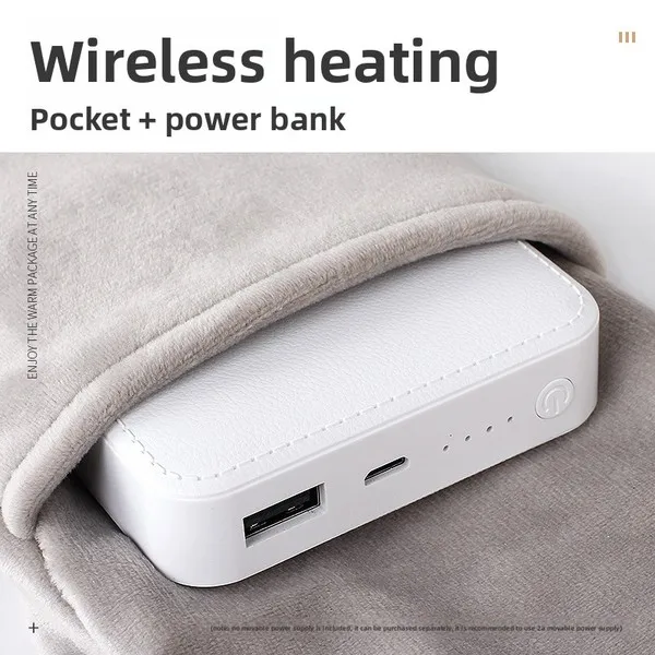 Electric Heated Scarf, Neck Massager, Soft Fleece Adjustable Shawl, Winter Travel Essential, Warm Comfortable Wear