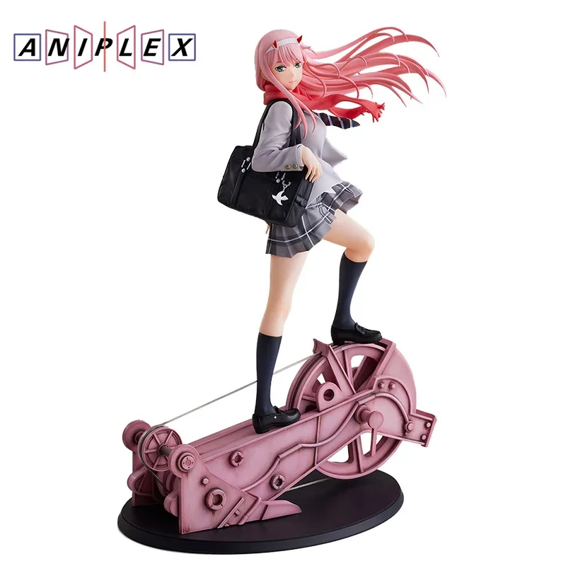 

In Stock Original Anime Aniplex Darling In The Franxx Zero Two Figure Model 28.8Cm Pvc Action Figurine Model Toys for Boys Gift