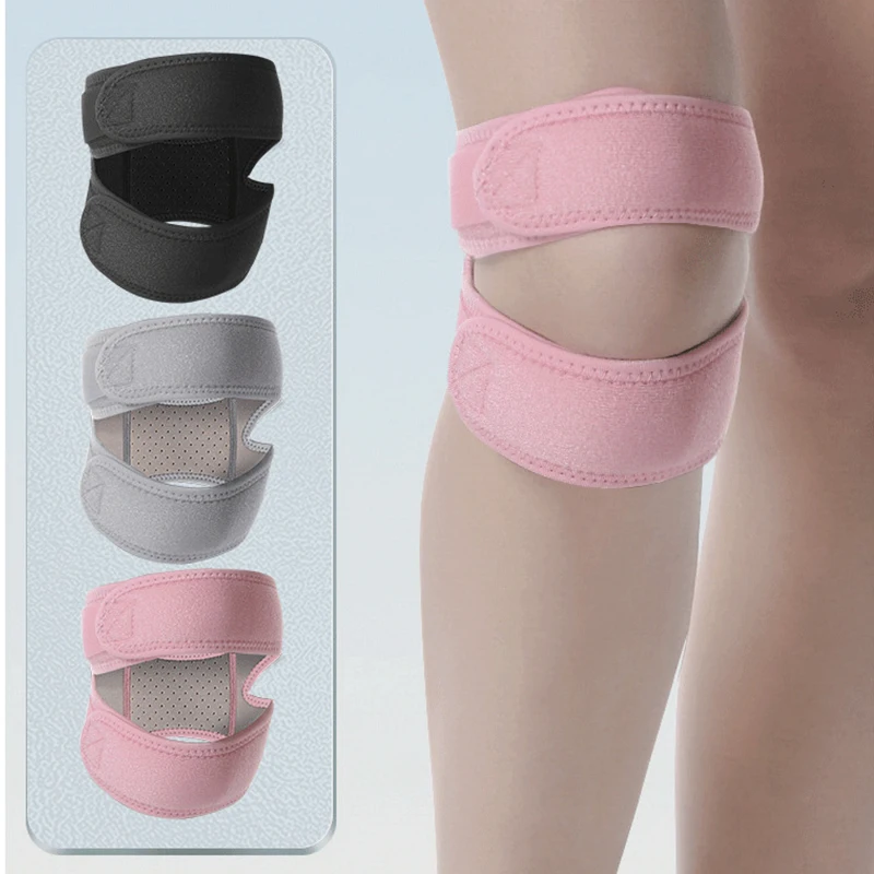 

New silicone patella belt compression patella protection running fitness sports mountaineering basketball protection knee