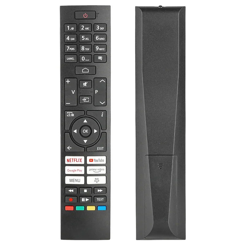 CT-8564 RC45157 Reemplazo de control remoto Hitachi con botones NETFLIX PrimeVideo YouTube GooglePlay, para Hitachi Smart TV