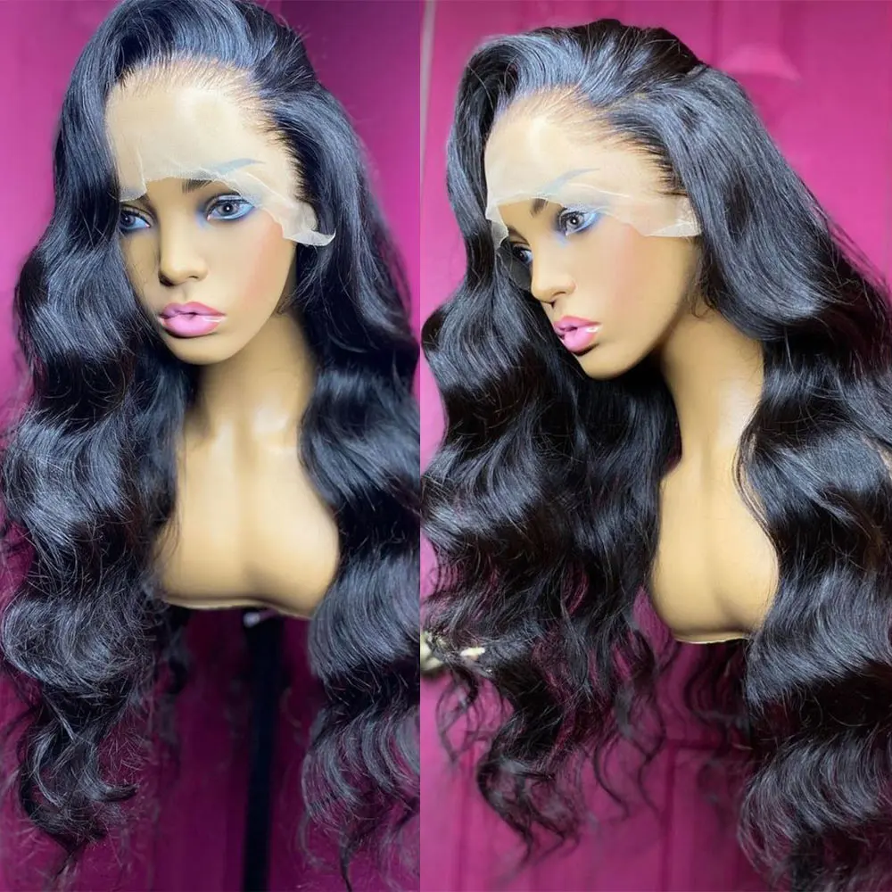 MEODI 30 40 Inch Body Wave 13x6 Hd Lace Frontal Wig Human Hair 360 Brazilian Pre Plucked Lace Wigs For Women 13x4 Lace Front Wig