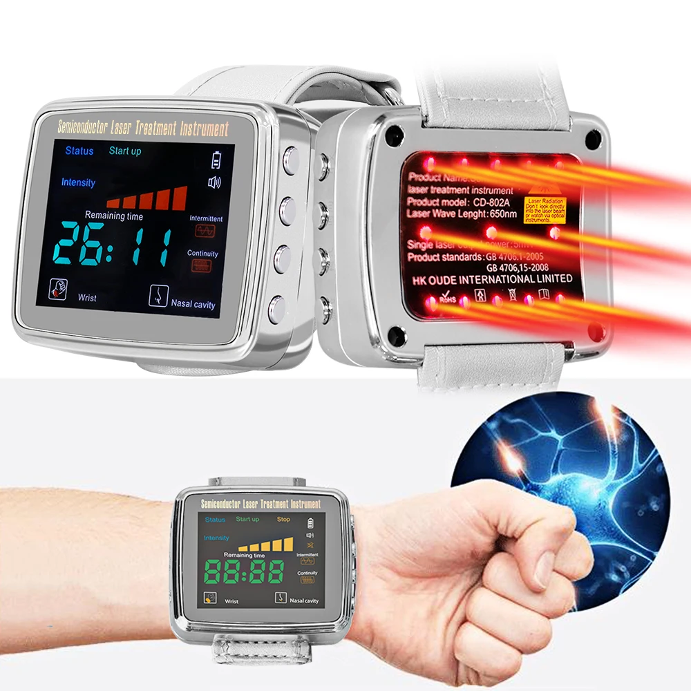 new-lllt-red-light-therapy-watch-hypertension-cholesterol-rhinitis-physical-therapy-and-rehabilitation-650nm-physiotherapy-watch