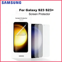Original For Samsung Galaxy S23 S23+ Screen Protector Anti-Fingerprint genuine 2PCS Transparent EF-US911 EF-US916