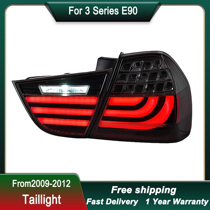 

Стайлинг автомобиля задние фонари для BMW 3 серии E90 2009-2012, полностью светодиодный тормозной задний фонарь, динамический сигнальный задний фонарь в сборе