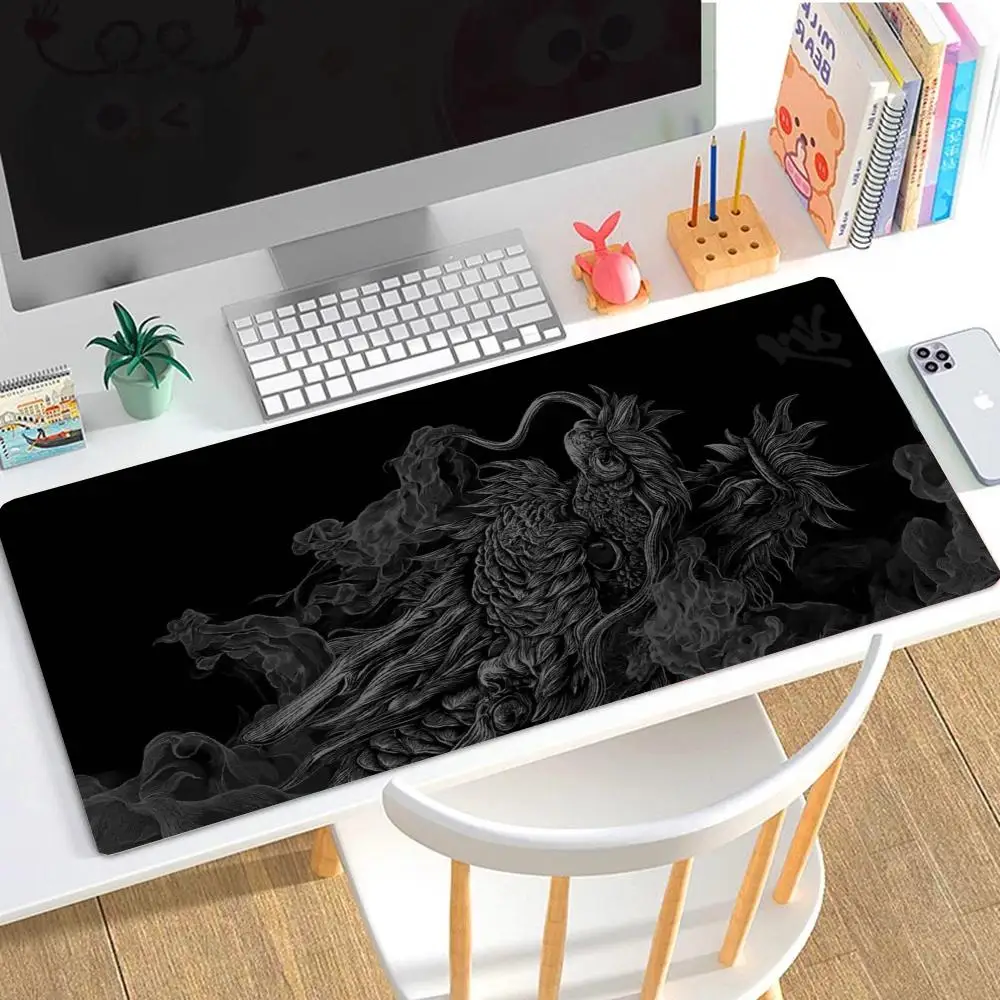 Spooky Dark Gothic Art Large Size Game Card Pad For Laptop Office Desktop Bedroom Learning Games Pad Mousepad