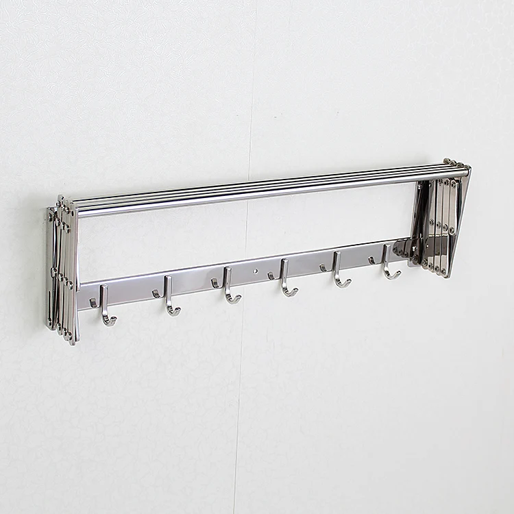 Foshan Bathroom Hardware Extendable Towel Shelf Rack