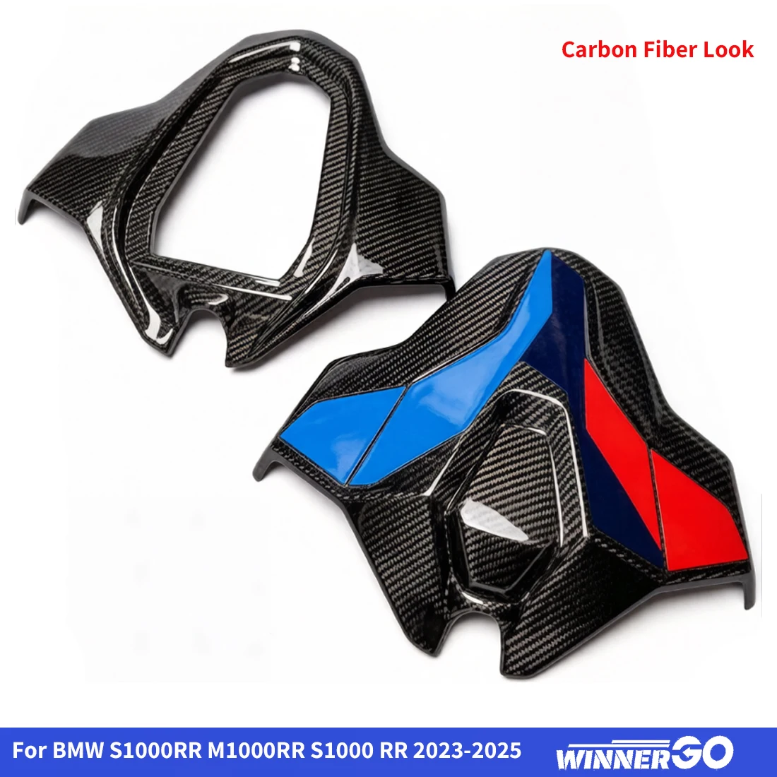 

For BMW S1000RR M1000RR S1000 RR 2023 2024 2025 Carbon Fiber Look Motorcycle Rear Whole Passenger Cover Seat Fairing