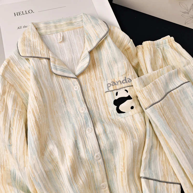 

Женский пижамный комплект с рождественской тематикой: фланелевый комплект с длинным рукавом, топ на пуговицах и брюки, теплый, уютный, термо, праздничный, стеганый