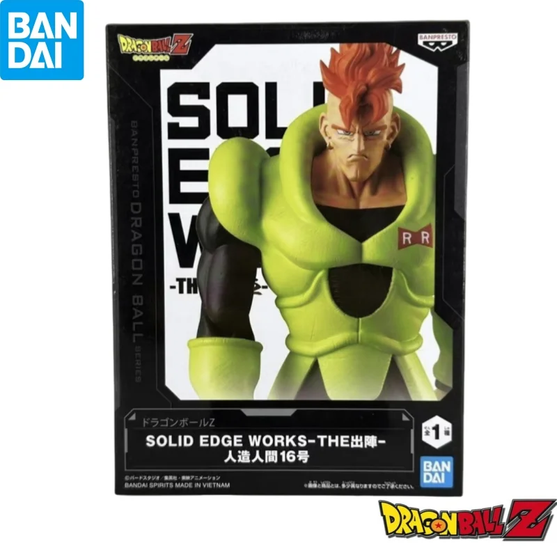 

In Stock Bandai Original Banpresto Dragon Ball Android #16 Action Figure Model Doll Brand New Boxed Garage