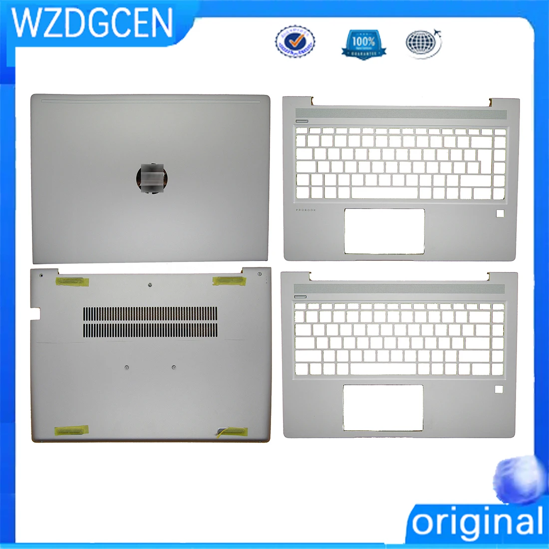 

NEW For HP Probook 440 G6 445 G6 zhan 66 14 G2 Laptop Case LCD Back Lid Cover Top Palmrest Upper Bottom Shell Silver Housing