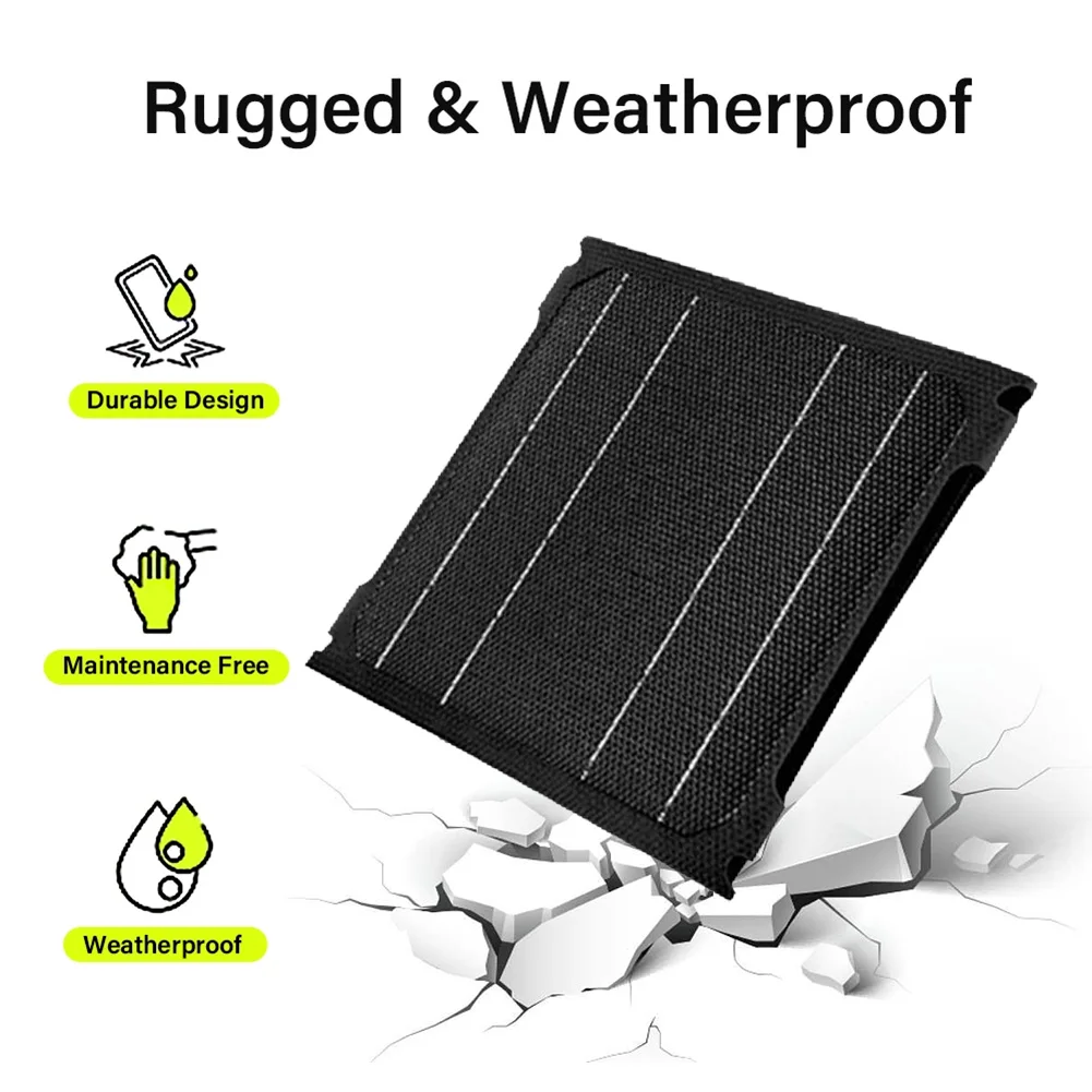 Outdoor Powerful Portable Solar Panel PD 20W QC 3.0 5V 9V 12V Foldable Solar Power Bank Type C USB-A DC Output Solar Panel