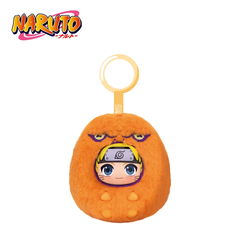Original BANDAI Eaki Naruto Uzumaki Naruto caja ciega Shippuden Beast Party Series muñeca colgante personaje de Anime son lindo juguete para regalo