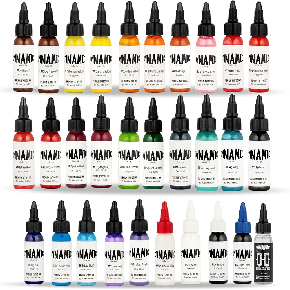 31 Color 30ML Original Tattoo Ink Pigment Black Tattoo ink Professional Tattoo Pigment Permanent Tattoo Ink Body Art Pigment