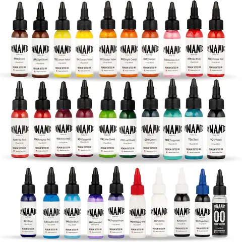 31 Color 30ML Original Tattoo Ink Pigment Black Tattoo ink Professional Tattoo Pigment Permanent Tattoo Ink Body Art Pigment