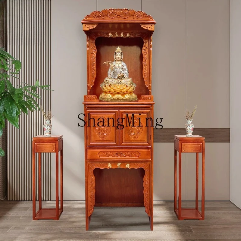 FG two-story Chinese Buddhist shrine stand cabinet offering of Wealth Bodhisattva cabinet household shrine shrine cabinet