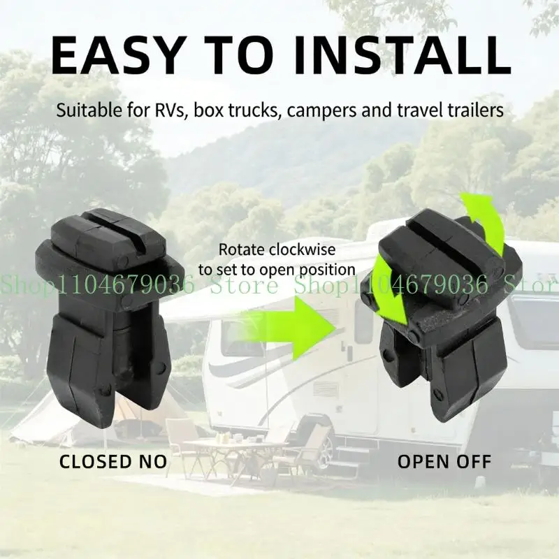 652F 4 Pieces Reliable Travel Fridge Vent Retainers For Safe And Comfortable Trips