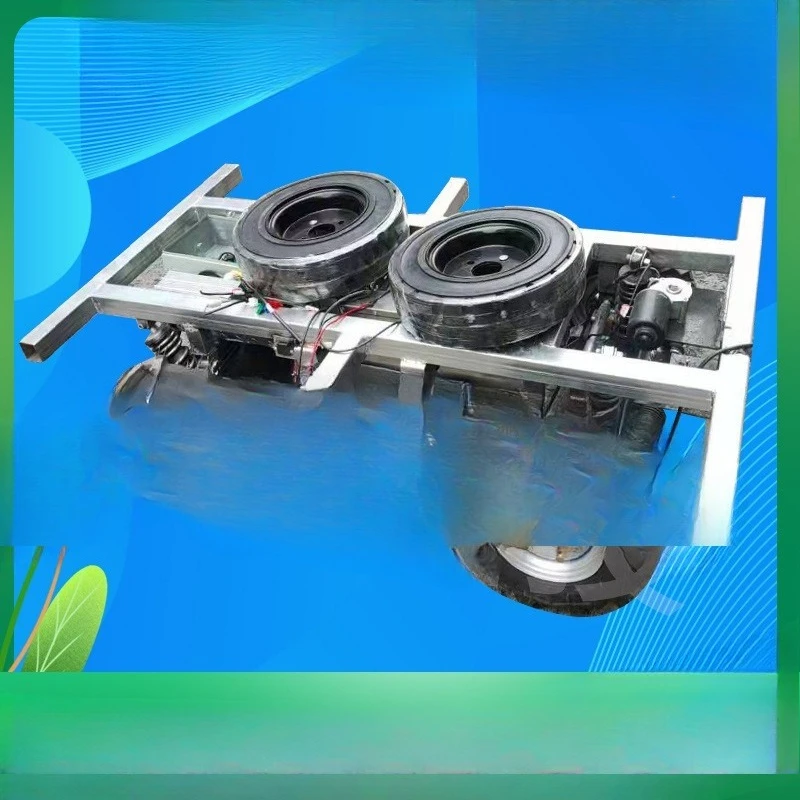 Electric four-wheeler chassis, driverless chassis, set of remote control mobile accessories