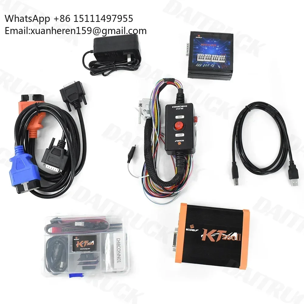 KT200II Full Master ECU Programmer Add New License Optimized Hardware Stable KT200 2 Support Bench OBD BOOT BDM JTAG Protocols