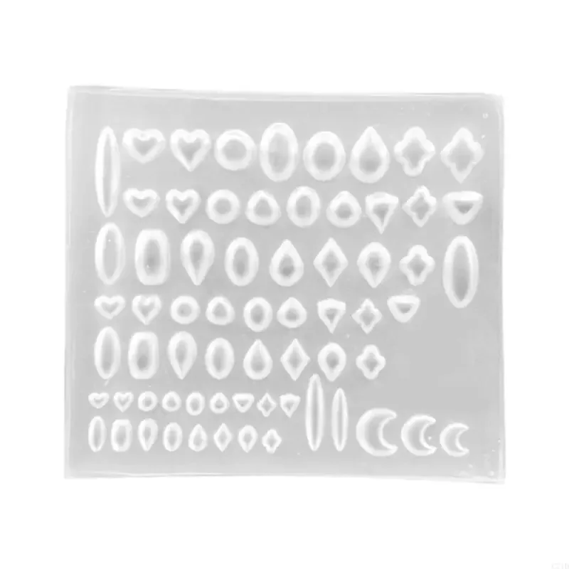 Silicone Mold Suitable for Crafting Sparkling Decorated Nails Simply
