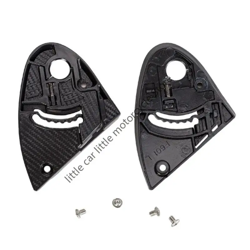 R9CC 2x Helmet Screen Lens Mounting Fix Base Bracket Stand Ensure Safety for GXT601 602 DV610 Motorcycle Outdoor Sport Lovers