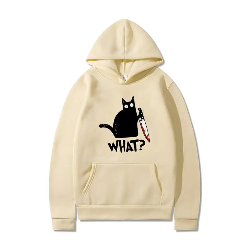 Women Hoodies Sweatshirts funny cat Men Clothing Y2k Clothes Hoodie Men's Choonsik casual winter fleece hooded cartoon top