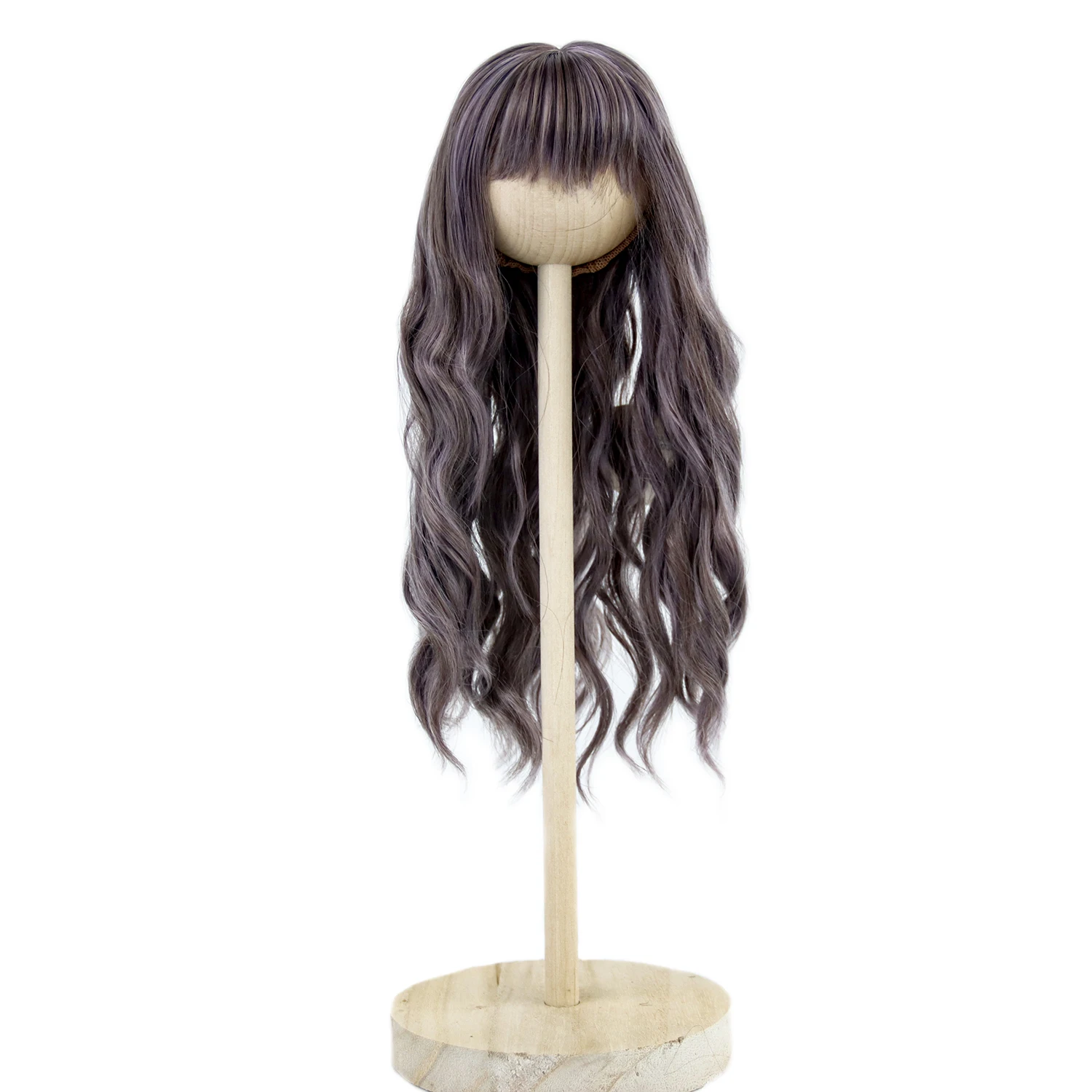 

Doll Wig 1/4 7-8 inch Long Curly Hair Milk Silk Soft Wire for BJD/ SD/Smart Doll/MSD/Minifee/Yosd Doll Accessories