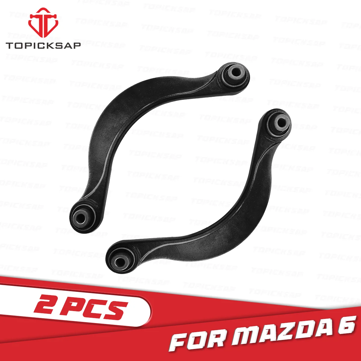 TOPICKSAP Pair Rear Upper Control Arm Kit for Mazda 6 Ford Fusion Lincoln MKZ Mercury Milan 2003 - 2006 2007 2008 - 2012