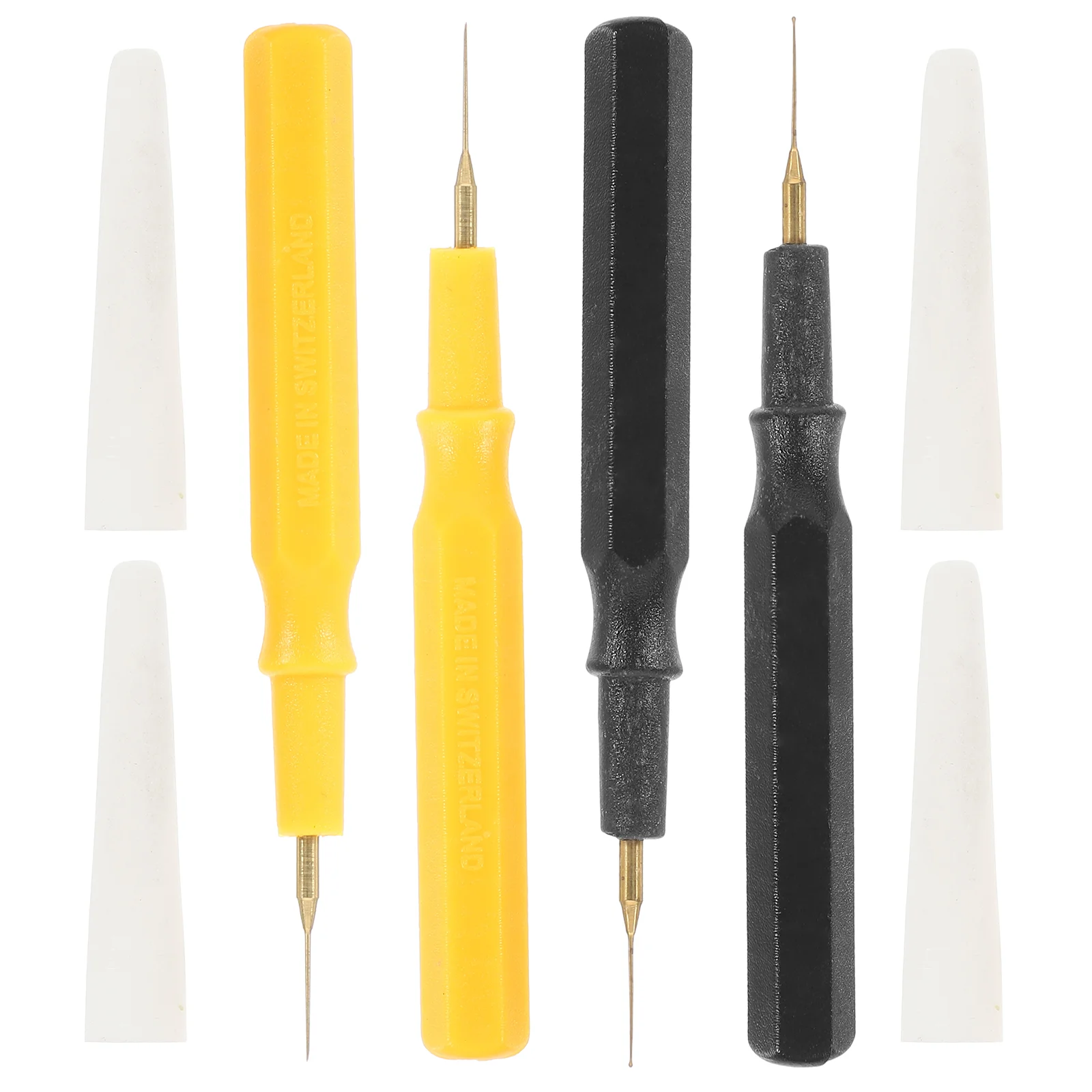 4 Pcs Watch Oiler Pen Plastic Material Service Time Professional Tool for Watchmakers Small Size Light Weight Extra Fine