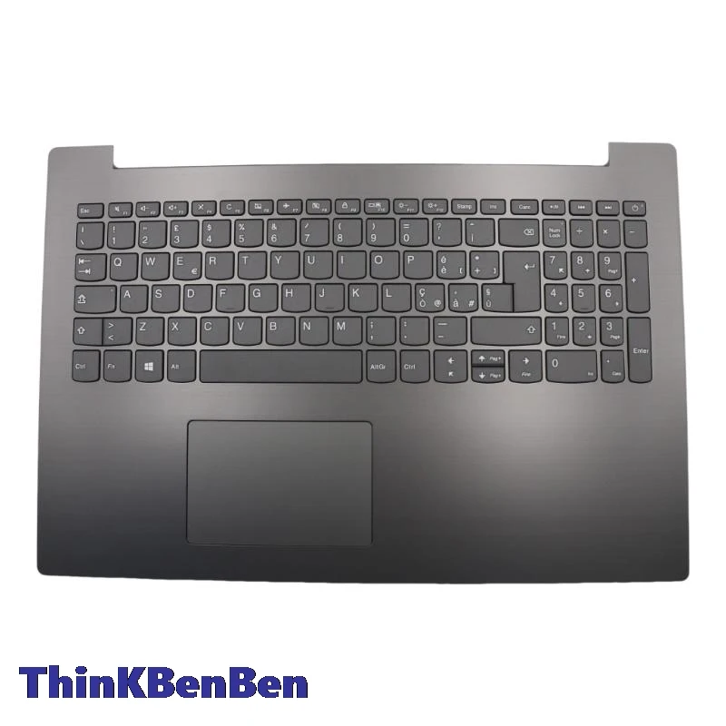 IT Italian Keyboard Iron Gray Upper Case Palmrest Shell Cover For Lenovo ideapad 330 15 IGM AST IKB 5CB0R16677