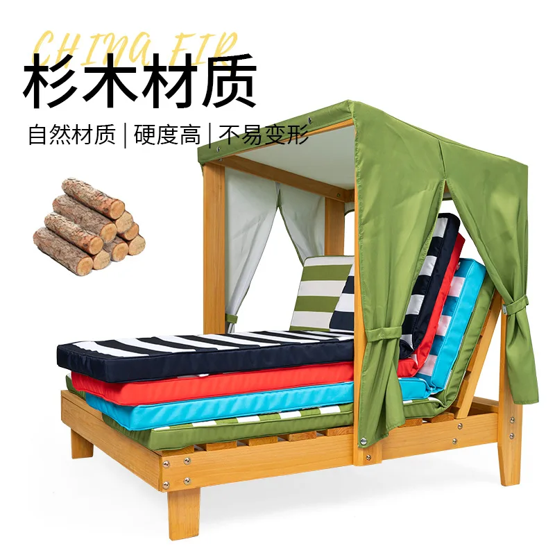 어린이 야외 해변 의자 유치원 등받이 소파 가구 어린이 애완동물용 침대 더블