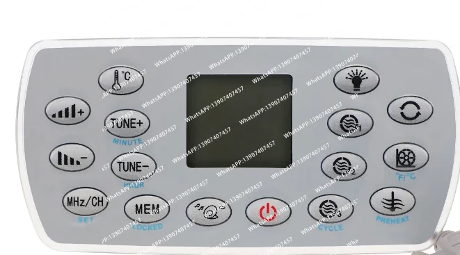 KL8-3H Spa Keypad , Hot Tub Controller Panel