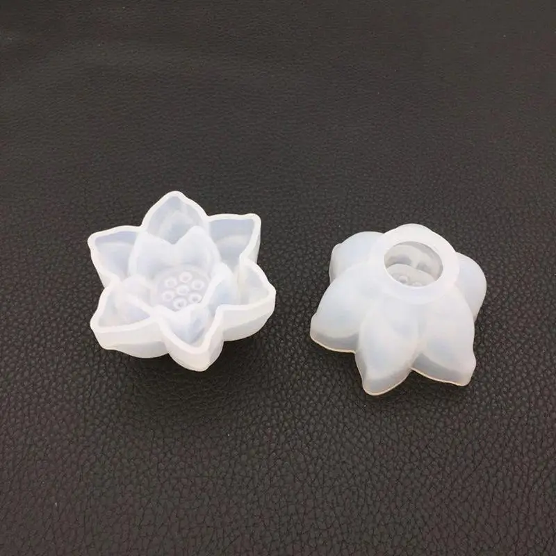 A52E Epoxy Silicone Molds Large Lotus Flower Molds for Resin Casting Jewelry Making Supplies Handmade Pendants