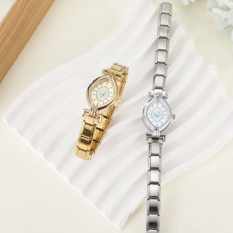 New Design Y2K High Quality Men Women's Irregular Shape Stainless Steel Watch Bracelet For Friend Birthday DIY Making Jewelry