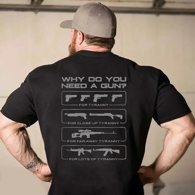 Why Do You Need A Gun Distressed American Flag  2Nd Amendment  Pro Gun Shirt Gun Flag  2A Shirt