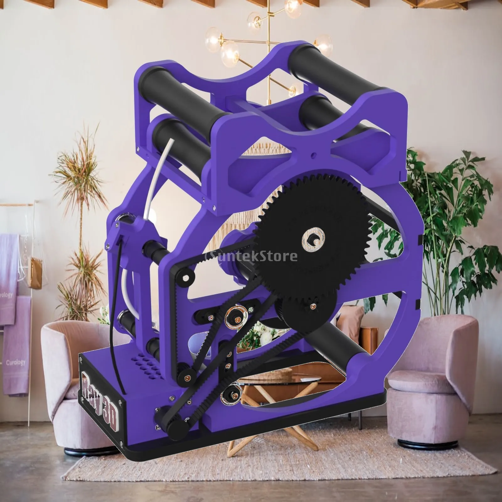 Filament Spooler High-Power Spool Winder Machine Spool Winder Reliable for 3D Printing Hobbyists, Maker Labs
