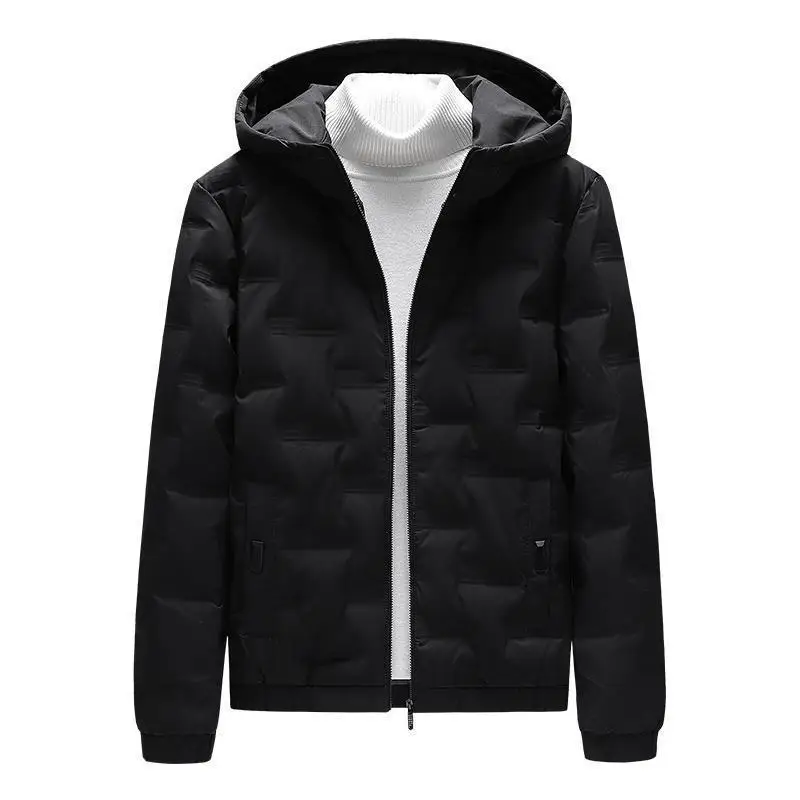 

Мужское пуховое хлопковое пальто Jaet 2024, осень-зима, новинка Sle, повседневное модное пальто с капюшоном, модное, без бренда, зарегистрированное...