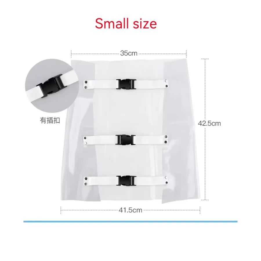 Dental Chair Transparent Anti-Fall Foot Pad Cover, Large Size Dental Unit Seat Foot Protective Pad