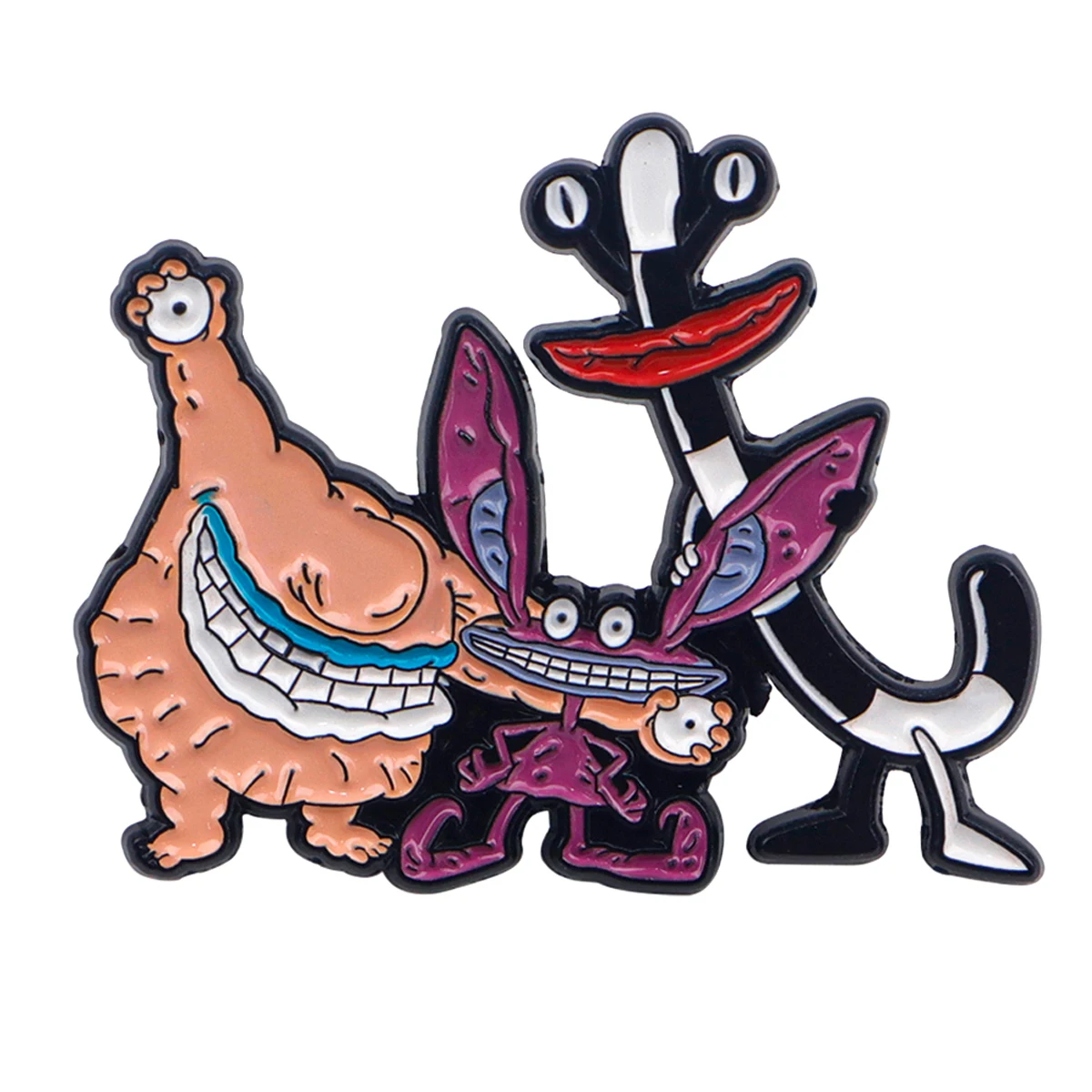 Cartoon Monster Enamel Pin Badges for Backpack Lapel Pins Funny Cosplay Jewelry Accessories Brooches Gift for Women Men Kids view 6