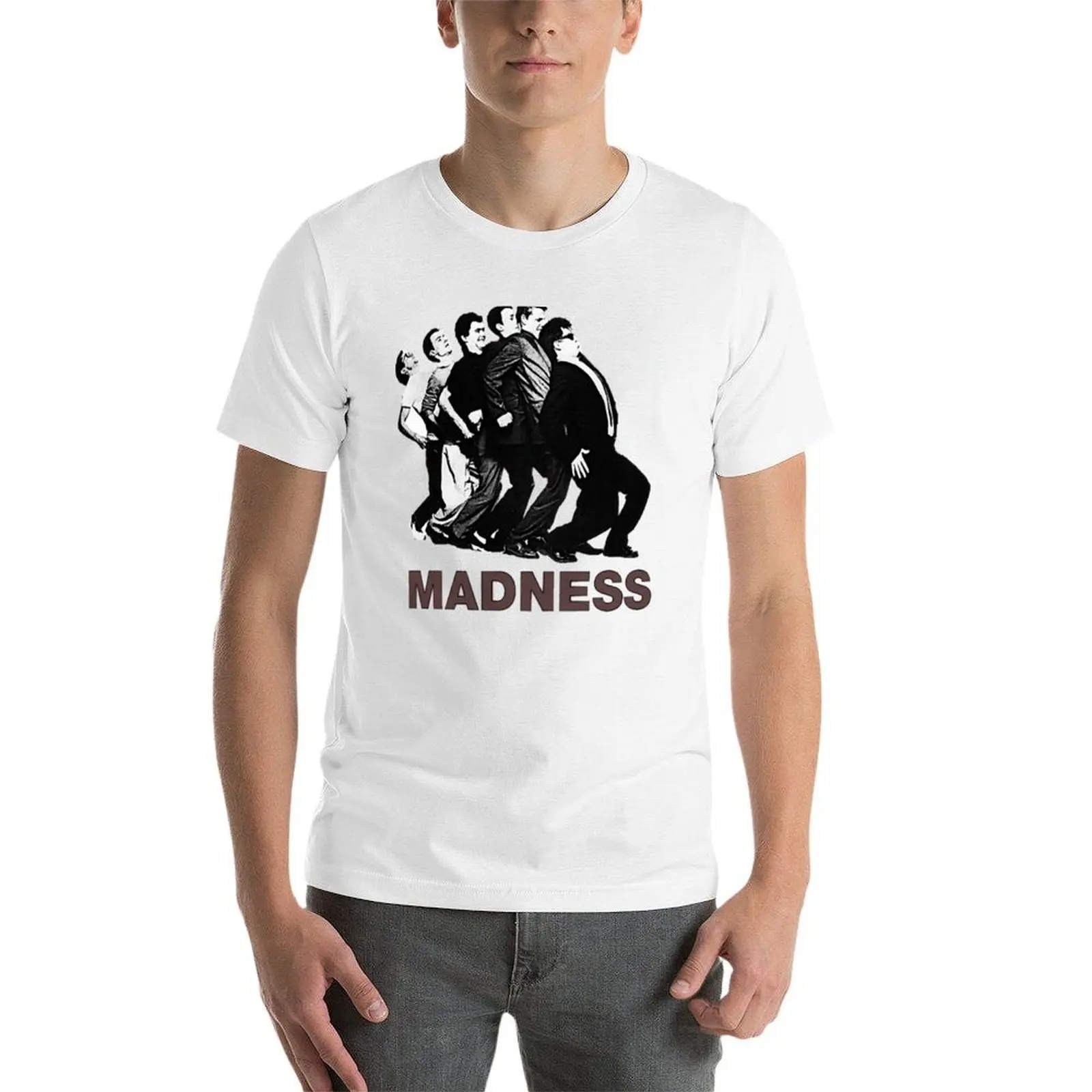T-shirt Madness magliette divertenti maglietta umorismo scuro maglietta da uomo in cotone