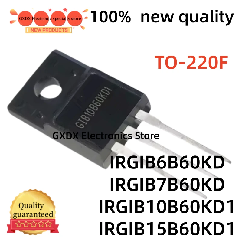 10-20-30Uds 100% calidad original GIB6B60KD GIB7B60KD GIB10B60KD1 GIB15B60KD1 IRGIB6B60KD IRGIB7B60KD IRGIB10B60KD1 IRGIB15B60KD1 TO-220F