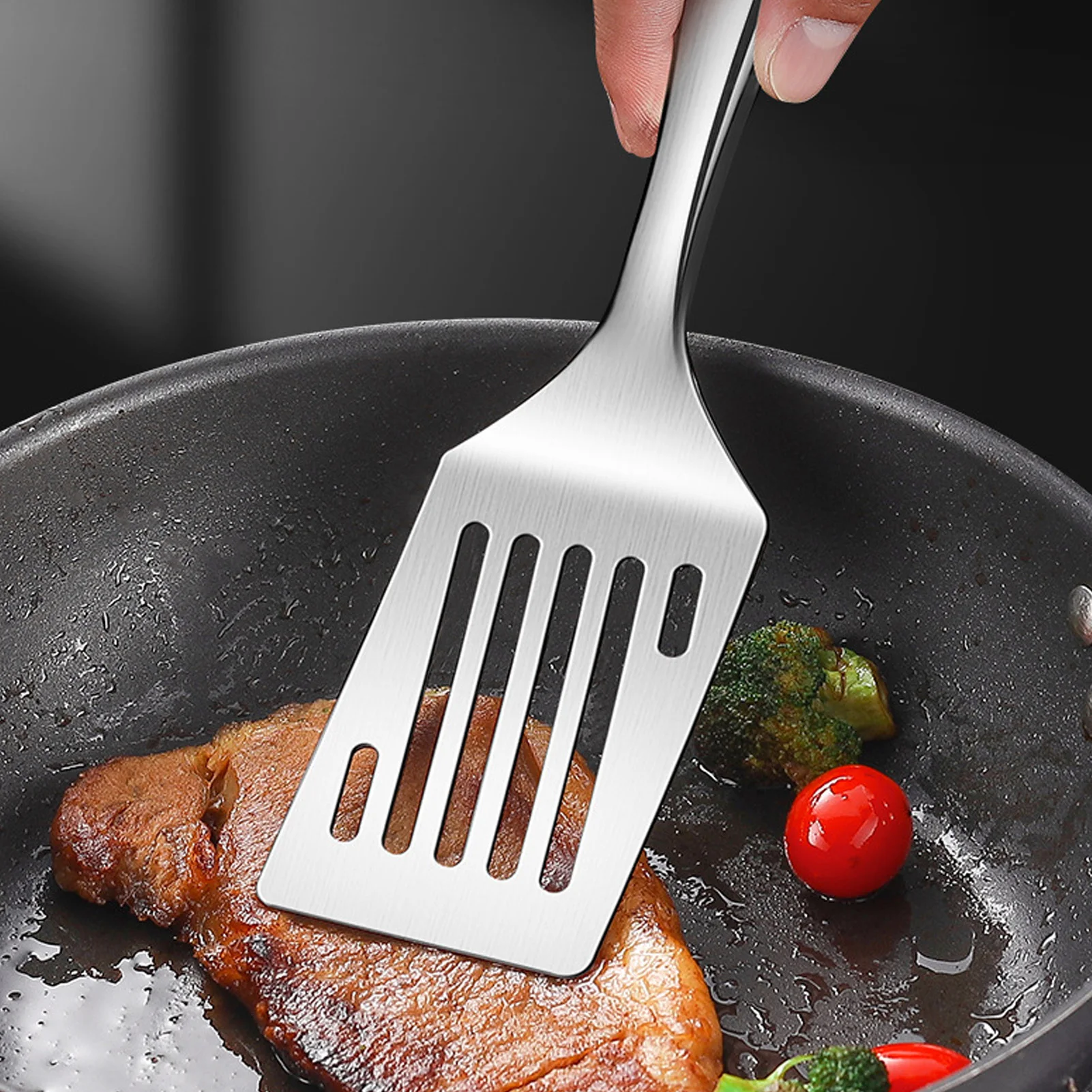 Roestvrijstalen spatel met kor - Okonomiyaki Spatula recensie en prijs