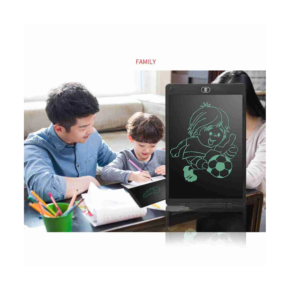 LCD Writing Pad 10 Inch Electronic Graphics Drawing Pads, Drawing Board , Digital Handwriting Doodle Pad Boy Blue