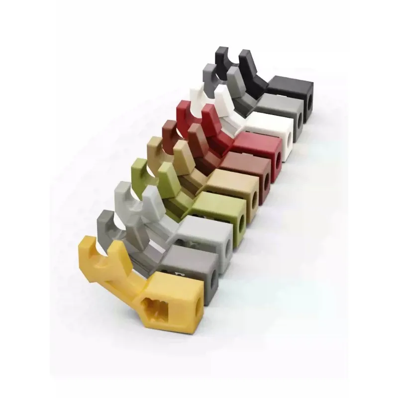 20PCS MOC Parts 98313 Mechanical Arm with Clip Building Blocks 53989 Body Thick Support Stacking Brick Educational Toys for Kids