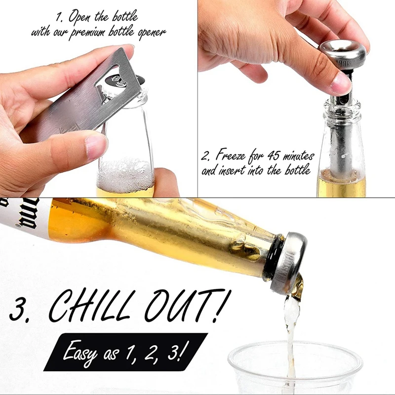 Imagem -04 - Portable Beer Chiller Stick Garrafas para Homens Presentes Exclusivos para Homens Pcs