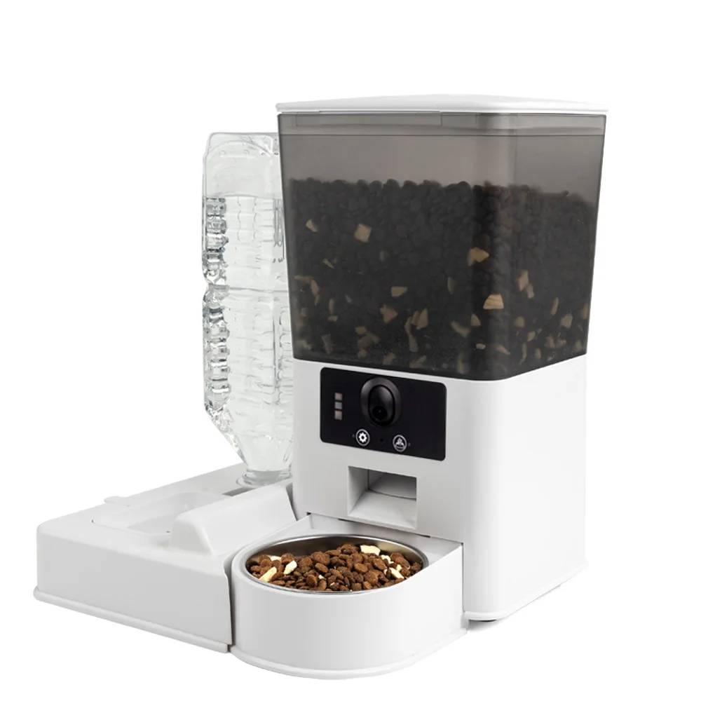 

Factory Custom Raised Elevated Dog Cat Food Intelligent Bowl Wholesale Smart Automatic Pet Feeder With Camera APP Remote Control